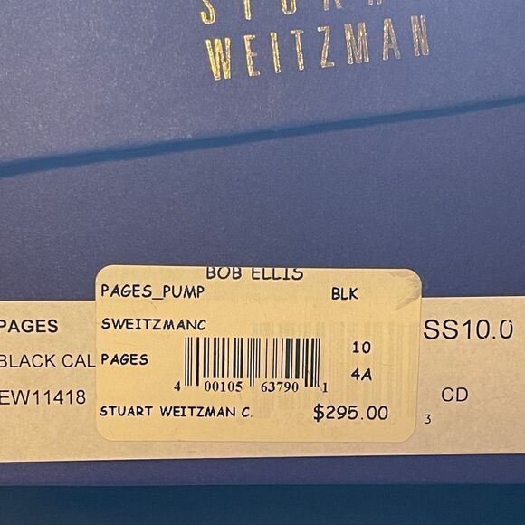 Vintage Stuart weitzman black bow tie pumps 10 - Picture 16 of 16